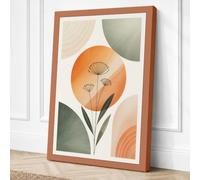 Orbit Botanical Canvas Wall Art Print 24x16 Inch (61 x 41 cm)