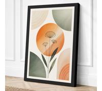 Orbit Botanical Canvas Wall Art Print 30x20 Inch (76 x 51 cm)