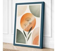 Orbit Botanical Canvas Wall Art Print 36x24 Inch (91 x 61 cm)