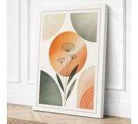 Orbit Botanical Canvas Wall Art Print 36x24 Inch (91 x 61 cm)