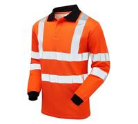 Orbit Quantum | Orange Flame Retardant ARC High Visibility Polo Shirt | 3XL