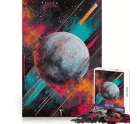 Orbit Streaks Jigsaw Puzzles for Adults 1000 Pieces Fine Logic Toy Casual Relax Neat Edge Fine Art Piece (38x26cm)