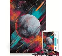 Orbit Streaks Jigsaw Puzzles for Adults 1000 Pieces Fine Logic Toy Casual Relax Neat Edge Fine Art Piece (38x26cm)