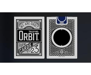 Orbit Tally Ho Circle Back (Black) Playing Cards