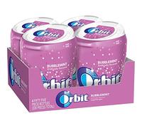Orbit White Bubblemint Sugarfree Gum, 55 piece bottles (Pack of 4) by Orbit