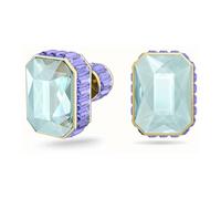 Orbita Octagon Cut Earrings - female - Swarovski - Earrings - Green - ONE SIZE - Accessories ONE SIZE