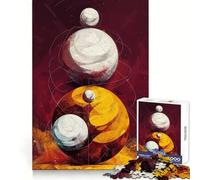 Orbital Balance Jigsaw Puzzles for Adults 1000 Pieces Brain Workout Toy Relaxing Fun Art Assembly (50x75cm)