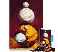 Orbital Balance Jigsaw Puzzles for Adults1000 Pieces Strong Logic Toy Tension Relief Clear Edge Premium Gift (38x52cm)