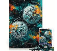Orbital Chaos Adults 1000 Piece Jigsaw Puzzle Brain Challenge Toy Stress Relief Clear Cut Wall Art Decor (50x75cm)