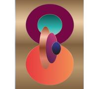 Orbital Jewel Studio Sketchbook: Luxury Abstract Geometric Sketchbook | Large 8.5 x 11 Blank Pages for Drawing, Illustration, Doodling, and Creative Expression