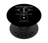Orbital Motion of Earth and Sun Space Science Chart PopSockets Adhesive PopGrip