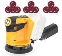 Orbital Sander Cordless Sanding Machine, 320W Sander Compatible with Dewalt Battery, Variable Speeds, Up to 15000 RPM, 125mm Sanding Pad, Dust Collection, (Tool only, no Battery)