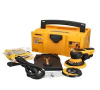 Orbital Sander Electric Mirka Deros II 5650CV Set +150 Abranet Discs, Case