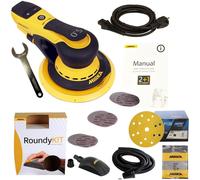 Orbital Sander Electric Mirka DEROS650CV Set +50 Grinding Disc & Roundykit Free