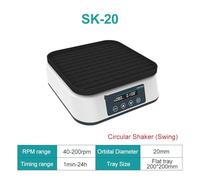 Orbital Shaker, Orbital Shaker Digital Display Laboratory Multi-Purpose Oscillator Adjustable Speed 200rpm SK-20