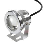 OrbitCob LED Submersible Light Underwater Spotlight Waterproof IP67 10W Outdoor Fountain Pool Spotlight Surface Mount for Pond, Garden, Aquarium(Cold White 6000K,A-12V)