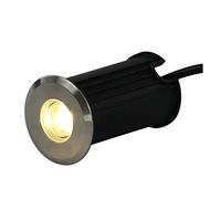 OrbitCob Underwater Led Lights Mini Spotlight Floor Lamp IP68 304 Stainless Steel 24V for Outdoor, Stairs, Swimming Pool, Underwater Decoration(Cold White 6000K,52mm-1w)
