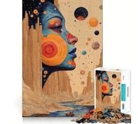 Orbiting Echoes Jigsaw Puzzle 1000 Piece for Teenagers Mind Skill Toy Peaceful Fun Design Assembly Unique Gift (38x26cm)