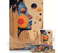 Orbiting Echoes Jigsaw Puzzles 1000 Piece for Teenagers Cognitive Toy Calm Pastime Premium Edge Santa Wish List (50x75cm)