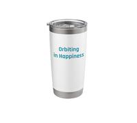 Orbiting in Happiness Stainless Steel Insulated Tumbler