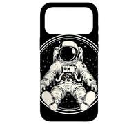 Orbiting Minimalist Astronaut Space Case for iPhone 17 Pro Max