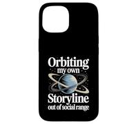 Orbiting My Own Storyline Astronomy Bookworm Introvert Case for iPhone 15