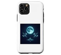 Orbiting Satellites under the terrestrial moon Funny Meme Case for iPhone 11 Pro