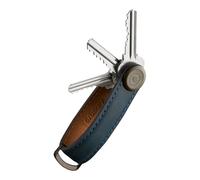 orbitkey Crazy Horse Leather Key-Organiser Blue Size: S