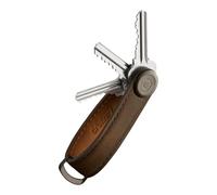 Orbitkey | Crazy Horse Leather Key Organiser | Key Holder | Oak Brown One Size