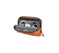 orbitkey Desk Pouch Organiser - Leather-Free Portable Tech Case with Compartments for Cables, Chargers & Accessories - Slim Travel Storage Bag for Office Desk, Workstation & Everyday (Terracotta)