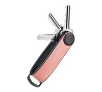 Orbitkey Key Organizer-Premium Nappa Leather & TPU, Stainless Steel Locking Mechanism, Pastel Pink, One size (Key Chain, Unisex-Adults, Pink)