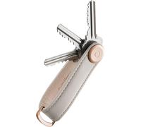 Orbitkey - Leather Key Organiser - Stone/Grey NEW
