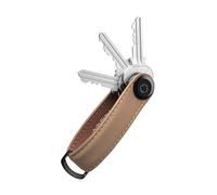 Orbitkey Matte Leather Key Organiser - Mocha