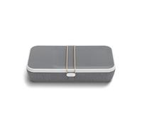 Orbitkey Nest V2 | Portable and Customizable Desk Organizer Case with Buit-in Wireless Charger | Polycarbonate Shell with Nylon Poly Melange Fabric and Zinc Alloy (Ash)