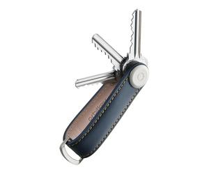 orbitkey Premium leather 2.0 (Navy with Tan Stitching)