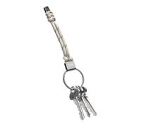 orbitkey Urban Loop Keychain - Minimalist Stainless Steel Key Holder with Premium Polymer Loop, Secure Quick-Release Design & Durable Everyday Carry Key Ring for Keys, Fobs & Accessories (Stone)
