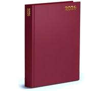 Orbitron 2026 Diary A4 A5 A6 Week To View And Day A Page Dated From January 2026 To December 2026 Hardback Full Year Diary (Saturday Sunday Share Page) (A4 Week To View, Red)