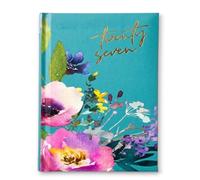 Orbitron 2027 Pocket Diary - Week to View Pocket-Size Planner, Full Year Journal & Calendar, Compact Academic/Pocket Diary for Appointments and Planning (Green Flowers), 8.5cm x 11cm