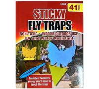 Orbitron 41 Pcs Fruit Catcher Fly Traps Paper Sticky Killer Strong Glue Wasp Plant Flower