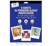 Orbitron A4 210Gsm Premium Quality High Glossy Photo Paper Inkjet Paper - 8 Sheets