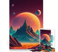 Orbits of The Otherworldly Jigsaw Puzzles for Adults1000 Pieces Recall Upgrade Peaceful Time Tight Cut Santa Wish List (38x26cm)