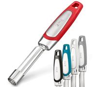Orblue Premium Apple Corer Tool - Durable Stainless Steel Fruit Core Extractor Tool - Apple Corer Remover, Red