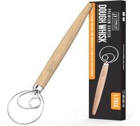 ORBLUE Premium Danish Dough Whisk - Dutch Whisk with Stainless Steel Ring - Danish Whisk for Bread, Pastry or Pizza Dough, 13-inch 1-Pack