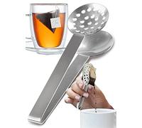 ORBLUE Tea Bag Squeezer | Stainless Steel Tea Bag Squeezer Tongs |Effective Long-Handled Tea Strainer 1-Pack