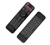 Orbsmart AM-1 Pro Airmouse & Keyboard Illuminated - Wireless Remote Control with Gyro & Microphone for Android TV Box, Mini PC, Media Player - Rechargeable (USB) & Learning to Learn