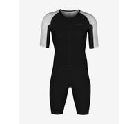 Orca Athlex Aero Race Short Sleeve Trisuit Black White - XS