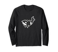 Orca Big Whale Jumping Long Sleeve T-Shirt