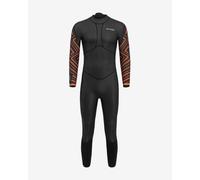 Orca Breast Stroke Open Water Long Sleeve Wetsuit Black Orange - MT
