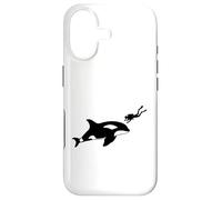 Orca Encounter Scuba Diving Deep Ocean Boating Snorkling Case for iPhone 17