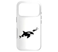 Orca Encounter Scuba Diving Deep Ocean Boating Snorkling Case for iPhone 17 Pro
